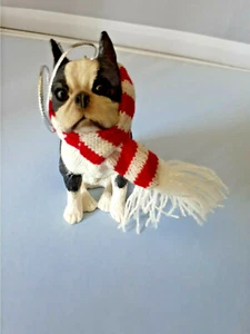Sandicast Boston Terrier Weihnachtsschmuck IOB - Bild 1 von 3