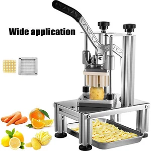 Commercial Vegetable Dicer Chopper French Fry Cutter Potato Fruit Slicer - Picture 1 of 12