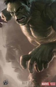 Hulk 2011 SDCC Avengers (2012) Promo Poster - Marvel Disney MCU Avengers - Picture 1 of 2
