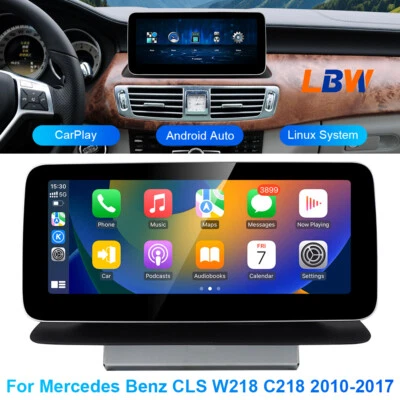 Pantalla multimedia de coche de 10,25"" Carplay para Mercedes Benz CLS W218 C218 2010-2017 Foto 1 de 4