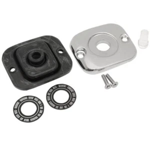 Coperchio vaschetta olio freni Cromato per Harley Softail Dyna Touring Trike HD - Foto 1 di 5