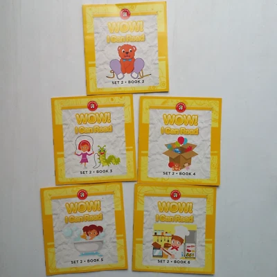 Wow! I Can Read Set 2  Book 2,3,4,5.6 Missing Book 1  Home Schooling Literacy - image 1 of 4