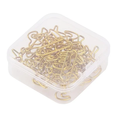 Cute Metal Smooth Paper Clips Paper Clips For Designer Secretaries - Image 1 of 4