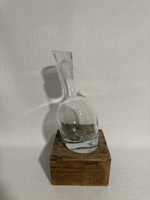 Nambe Tilt Leaning Pieces Clear Glass Decanter  Engraved American Board of OBGYN - Image 1 of 4