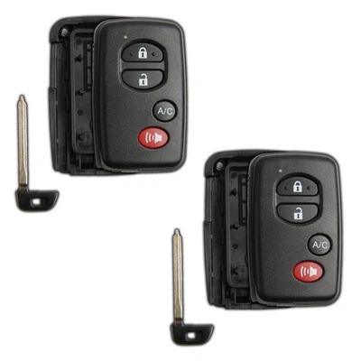 2 For 2011 2012 2013 2014 Toyota Prius Plug-In Replacement Shell Case Pad 4b AC Foto 1 de 2