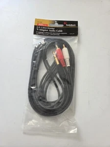 radio shack 6’ shielded Y-Adapter audio cable 42-2547 New (OLD STOCK) - Picture 1 of 5
