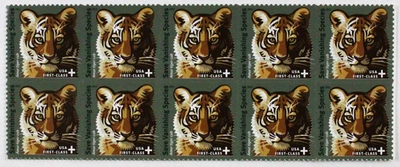 US Stamp, Scott #B4, Save Vanishing Species, Strip of 10 Stamps, MNH, FV 4.40 - Image 1 of 2