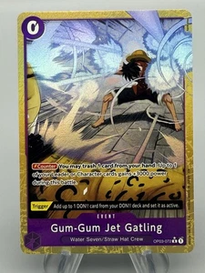 One Piece OP03-072 PRB-02 Gum-Gum Jet Gatling BEST vol.2 Textured Alt Art - Picture 1 of 2