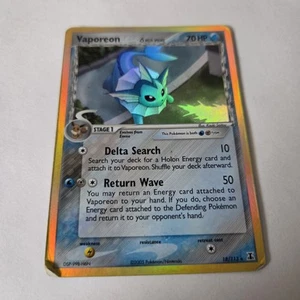 Vaporeon Delta Species 18/113 Holo Pokemon 2005 *Read* - Picture 1 of 4