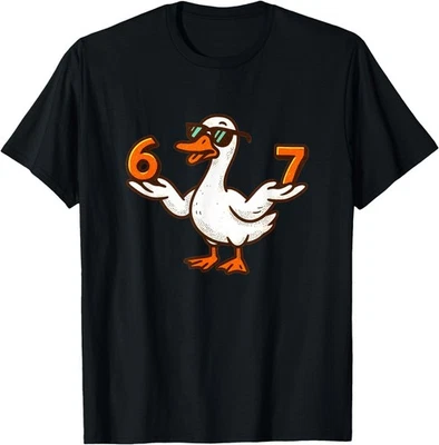 67 Meme Silly Goose 6 7 Funny Six Seven Gen Alpha Slang Tshirt,Adult Kid T-Shirt - Image 1 of 4