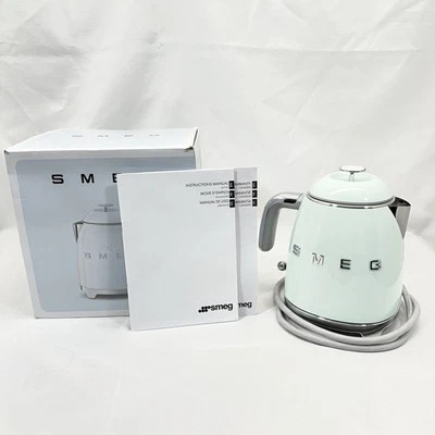 SMEG Mini 50’s Retro Style Electric Kettle 3 Cup Pastel Green NEW - Image 1 of 4