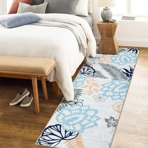 Runner Rug 2x6 Floral Washable Kitchen Runner Rugs Modern Farmhouse Easy-Clea... - Picture 1 of 7