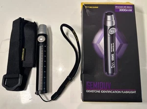 Nitecore GEM10UV 365nm UV LED Torch Flashlight for Gemstones (WITHOUT BATTERIES) - Foto 1 di 6