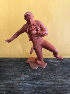 Modellino Playset Cowboy Colpo ferito Marx 1964 6" - Foto 1 di 2