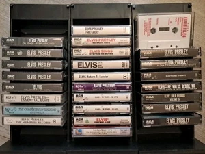 Elvis Presley Pure Gold And Others Cassette Tapes 26 Lot Rock n Roll Free Ship - Picture 1 of 7