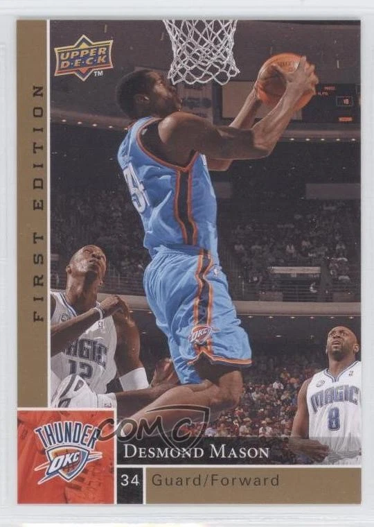 2009-10 Upper Deck First Edition Gold Desmond Mason #121 - Image 1 of 2