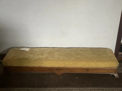 ANTIQUE 19th Century Low Prayer Bench Kneeler Signed Samuel Hartley Bradford UK - Image 1 of 4