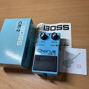 【Mint】BOSS CE‑2 Chorus 1981 Japan Black Label MN3007 Early w/Box&Manual - Picture 1 of 10