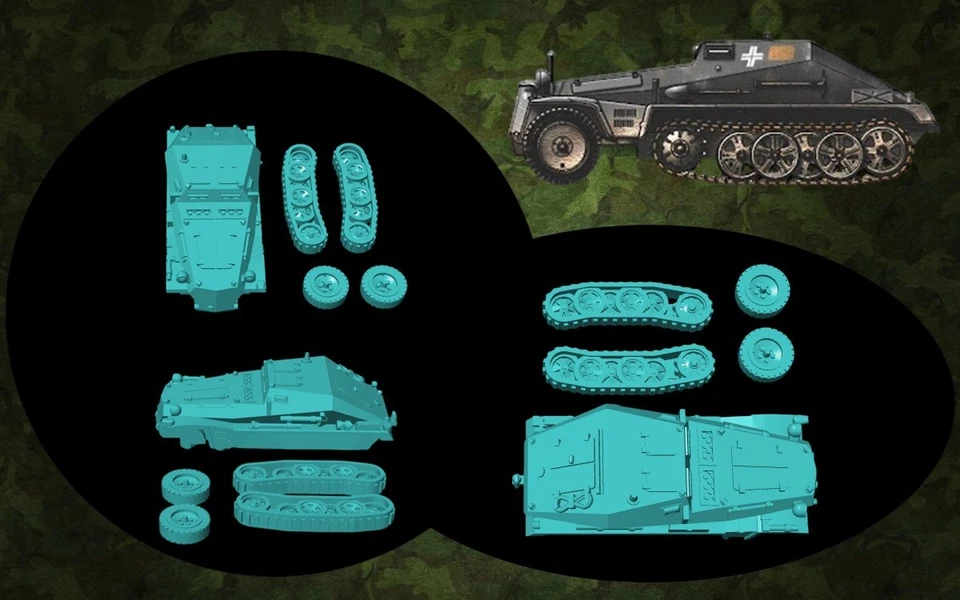 Kit maqueta para montar y pintar - Vehículo militar .   Sd.Kfz. 252   - 1/72 - Imagen 1 de 1