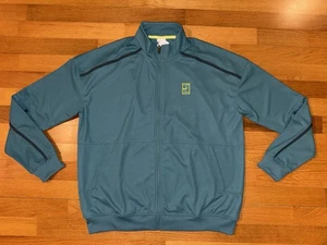 Nueva chaqueta de tenis L Nike Court Heritage cremallera completa verde azulado mineral FZ6925-379 para hombre - Imagen 1 de 24