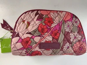 Vera Bradley NWT Sm Cosmetic Bag Bohemian Bloom Travel Makeup Case - Picture 1 of 14