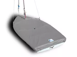 Velero Tasar - Barco Mástil Cubierta Plana - Cubierta de Amarre Poliéster Gris Carbón - Imagen 1 de 2