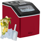 ice maker chef - Deco Chef Countertop Portable Ice Maker for Home or Office, 40 lb/Day, Red