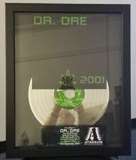 DR. DRE - THE CHRONIC 2001 - 18 X 22 PLATINUM RECORD AWARD PRESENTED TO DR. DRE