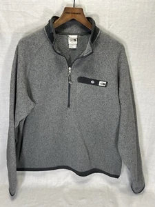 The North Face Brown Label Fleece Half Zip Pullover Herren L grau Vintage - Bild 1 von 11