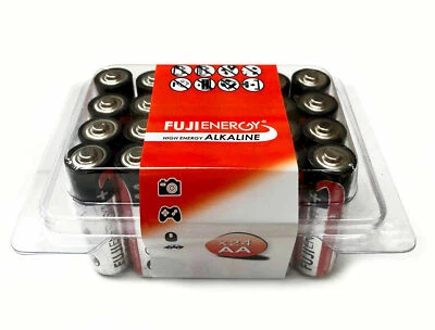 Tubo de 24X Fujienergy AA LR6 1.5V MN1500 baterías alcalinas de alta energía Foto 1 de 2
