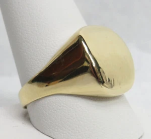 VINTAGE GELBGOLD 14K SIEGELRING PINKY GRÖSSE 13 1/2 - Bild 1 von 5