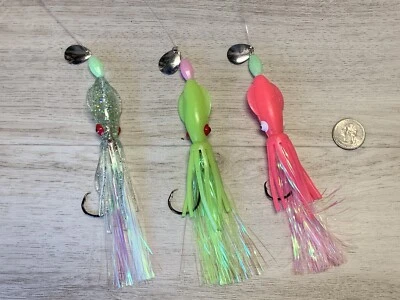 B2 SQUID LLAMATIVO FLUKE RIGS Atado a Mano en Jersey Shore Foto 1 de 4