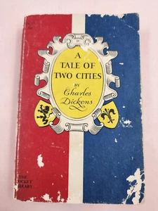 A Tale Of Two Cities Charles Dickens -1955 PB- VTG 1955 Pocket Books 2nd Print - Picture 1 of 11