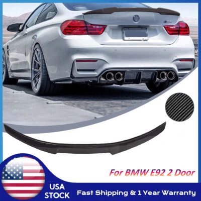 Rear T Spoiler Wing for 2009-2013 & 2007-2013 E92 328i 335i 2-Door Carbon Style Foto 1 de 4
