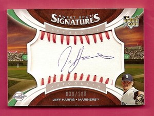 2006 Sweet Spot Update #129 Jeff Harris RC Auto /100