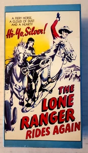 1997 VHS set "The Lone Ranger Rides Again" Robert Livingston, Chief Thundercloud - Imagen 1 de 3