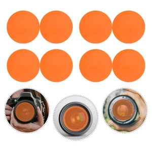 10 Pcs Mood Lighting LED Sunset Ambient Film Orange Round Gels - Picture 1 of 12