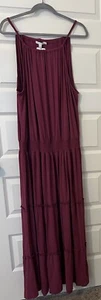 New NWT threads 4 thought Tiered Sleeveless Long Maxi dress Size 2x Plus - Picture 1 of 3