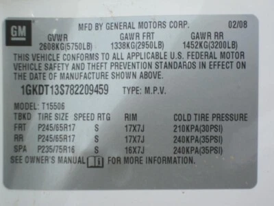 Used ABS Pump and Motor Assembly fits: 2008 Gmc Envoy Assembly Grade A - Image 1 of 4