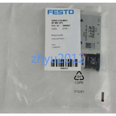 1PC New FESTO VUVG-L10-M52-RT-M5-1P3 566457 Free Shipping - Image 1 of 3