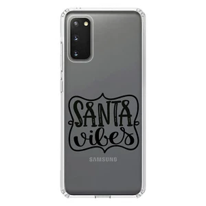 Clear Case for Galaxy S (Pick Model) Santa Vibes Christmas - Picture 1 of 12
