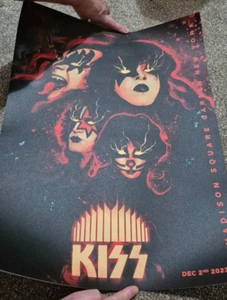 Kiss Print Poster End Of The Road Madison Square Garden Final Night New - Picture 1 of 8