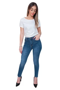 Damen Push Up Jeans High Waist Denim Stretch Slim Fit Skinny Tailliert - Bild 1 von 5