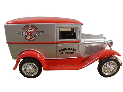 LIBERTY MODEL A DELIVERY VAN BANK 1:25 SCALE DIE CAST "Love Ride Glendale CA" - Image 1 of 4