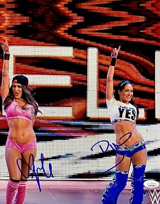 The Bella Twins Brie & Nikki Signed 11x14 Photo JSA Authenticated #6 - Image 1 of 2