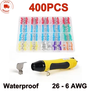 400PCS Solder Seal Wire Connectors with Heat Gun Solder Stick Wire Connectors - Picture 1 of 8