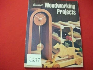 VINTAGE 1980 SUNSET WOODWORKING PROJECTS FOR THE HOBBIEST-DETAILED INSTRUCTIONS - Picture 1 of 5
