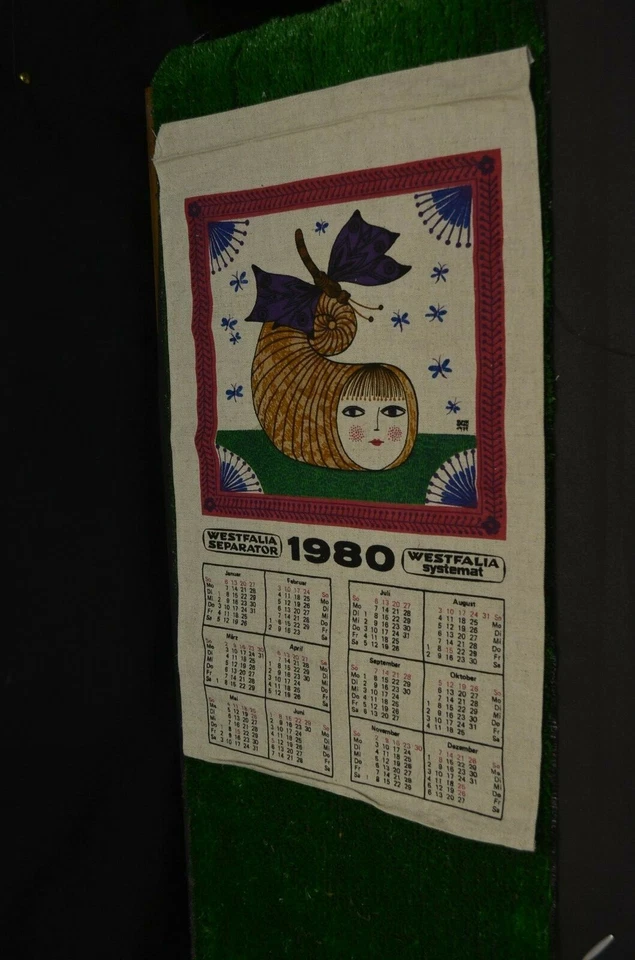 ANCIEN WESTFALIA SEPARATOR TORCHON CALENDRIER ANNEE 1980 PAS CPA PTT - Photo 1/1