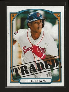 JETER DOWNS 2021 Topps Heritage Minor League Base Card Sea Dogs Red Sox (#194) - Picture 1 of 2