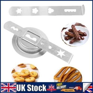 2 Pcs Biscuit Attachment 8 Patterns with Connection Ring Meat Mincer Attachment - Picture 1 of 12